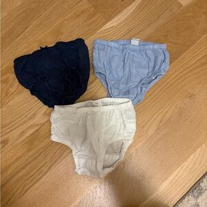 GAP Kids diaper covers 3-Pack in Navy, Light Blue & White
